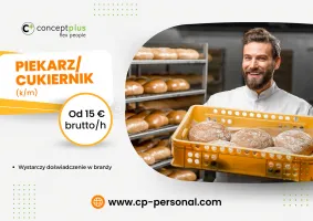 Piekarz (k/m) piekarnia przemysłowa Niemcy Piekarz (k/m) piekarnia przemysłowa Niemcy