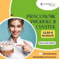 Pracownik produkcji (k/m) pakowanie ciastek Niemcy Pracownik produkcji (k/m) pakowanie ciastek Niemcy