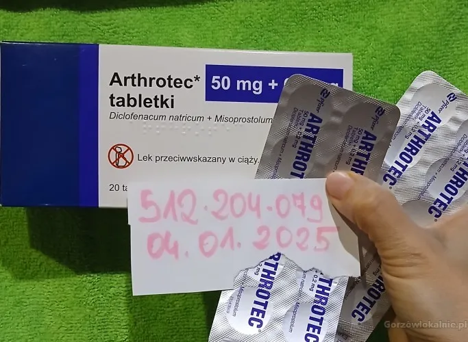 Arthrotec tabletki do domowego stosowania