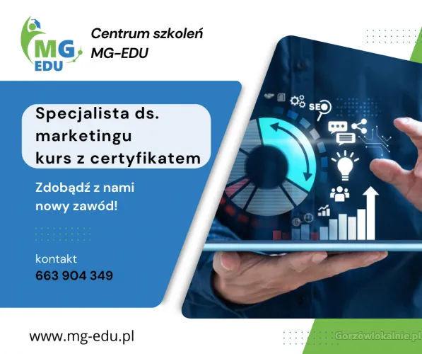 Specjalista ds. marketingu  kurs z certyfikatem