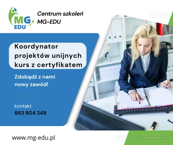 Koordynator projektów unijnych kurs z certyfikatem