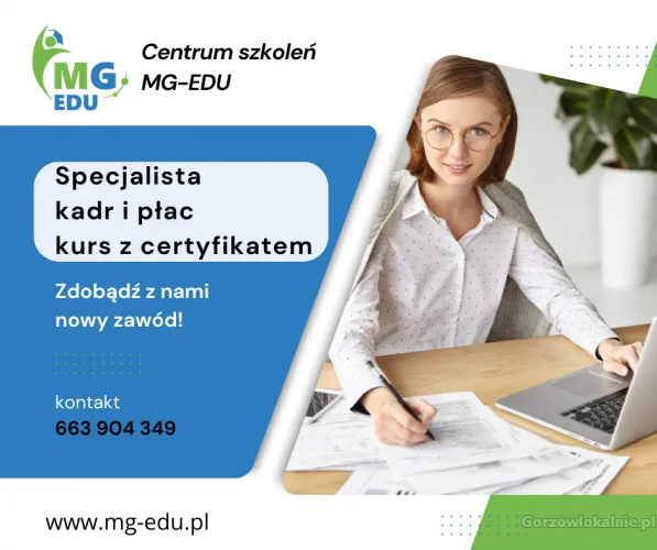 Specjalista kadr i płac kurs online z certyfikatem