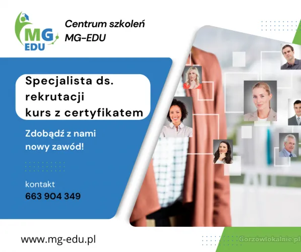 Specjalista rekrutacji kurs online z certyfikatem