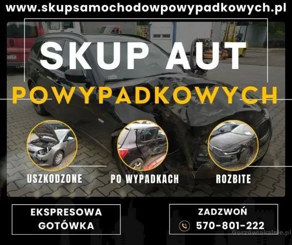 Skup aut po gradobiciu, skup aut po zalaniu - Gotówka