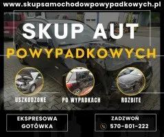 Skup aut po gradobiciu, skup aut po zalaniu - Gotówka Skup aut po gradobiciu, skup aut po zalaniu - Gotówka
